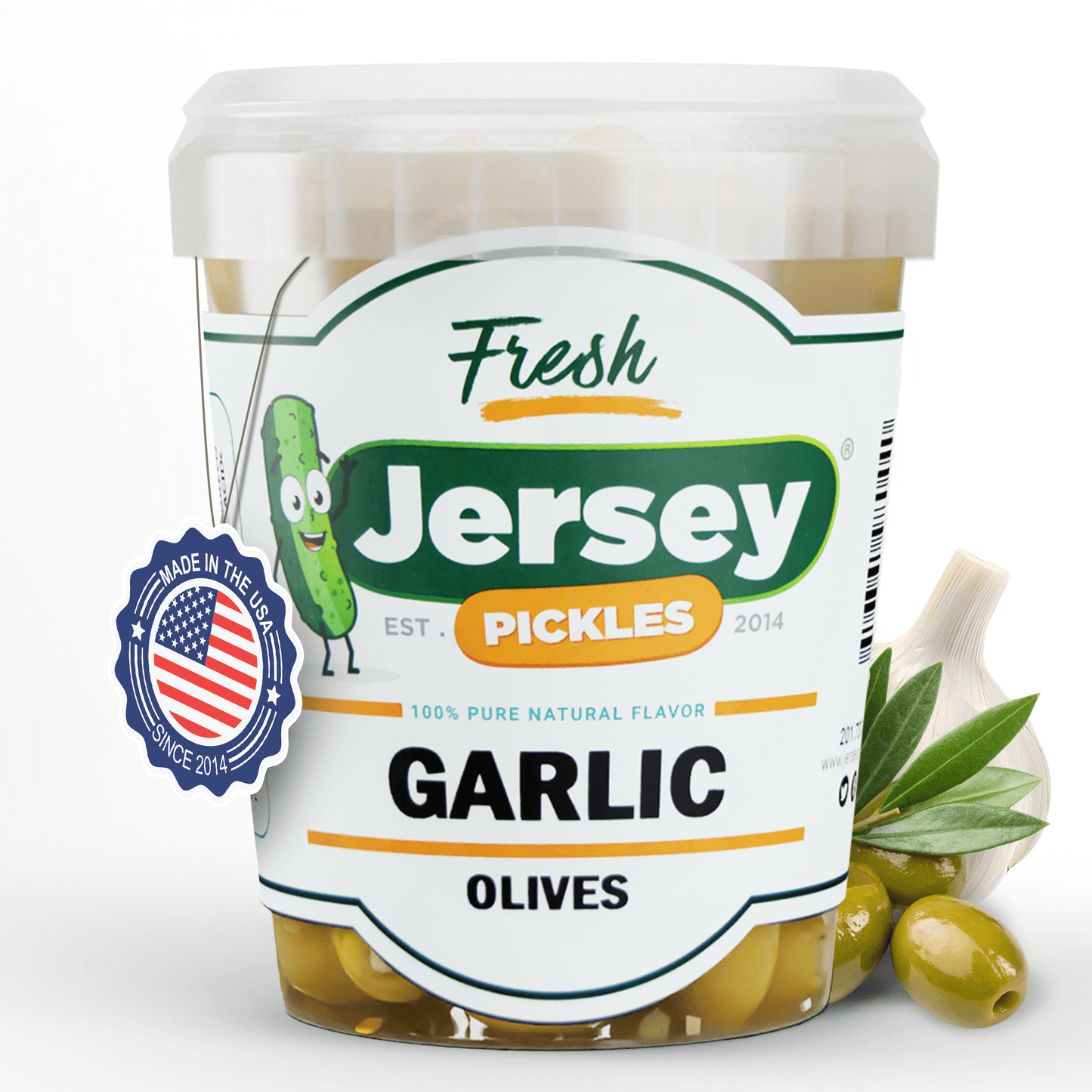 Jersey Pickles Garlic Stuffed Olives - Angler's Pro Tackle & Outdoors
