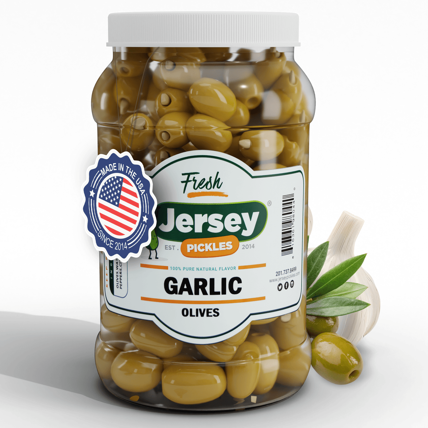 Jersey Pickles Garlic Stuffed Olives - Angler's Pro Tackle & Outdoors