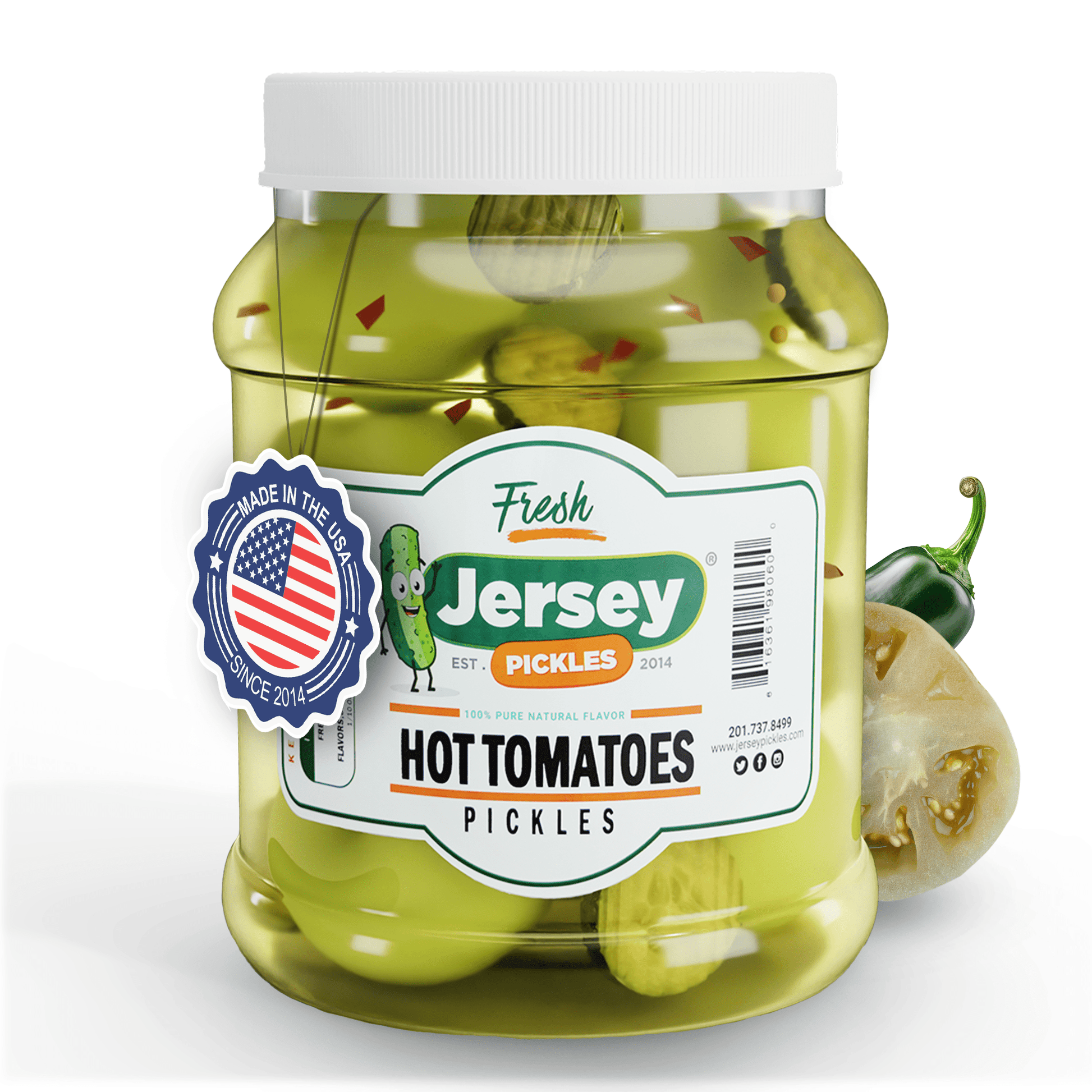 Jersey Pickles Hot Pickled Green Tomatoes - Angler's Pro Tackle & Outdoors