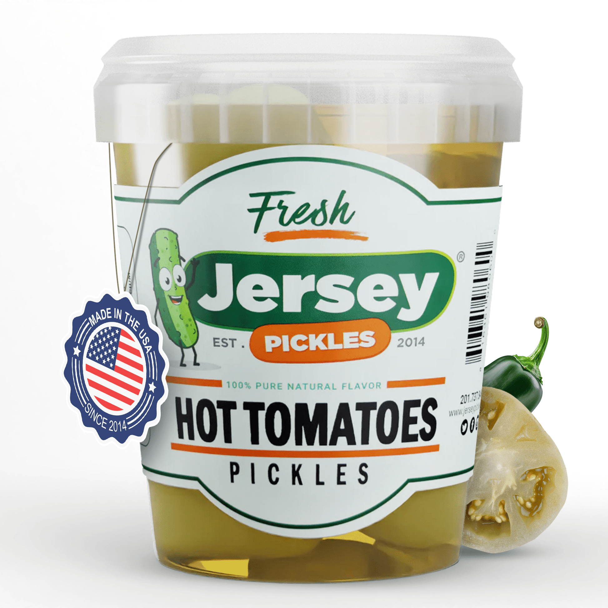 Jersey Pickles Hot Pickled Green Tomatoes - Angler's Pro Tackle & Outdoors