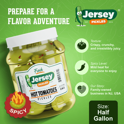 Jersey Pickles Hot Pickled Green Tomatoes - Angler's Pro Tackle & Outdoors