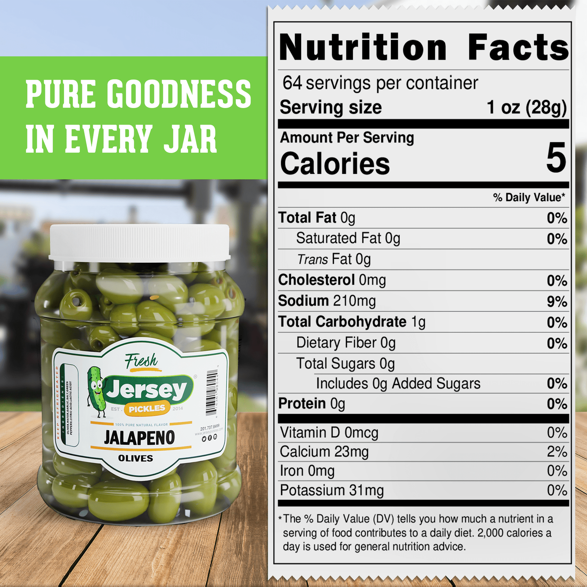 Jersey Pickles Jalapeno Stuffed Olives - Angler's Pro Tackle & Outdoors