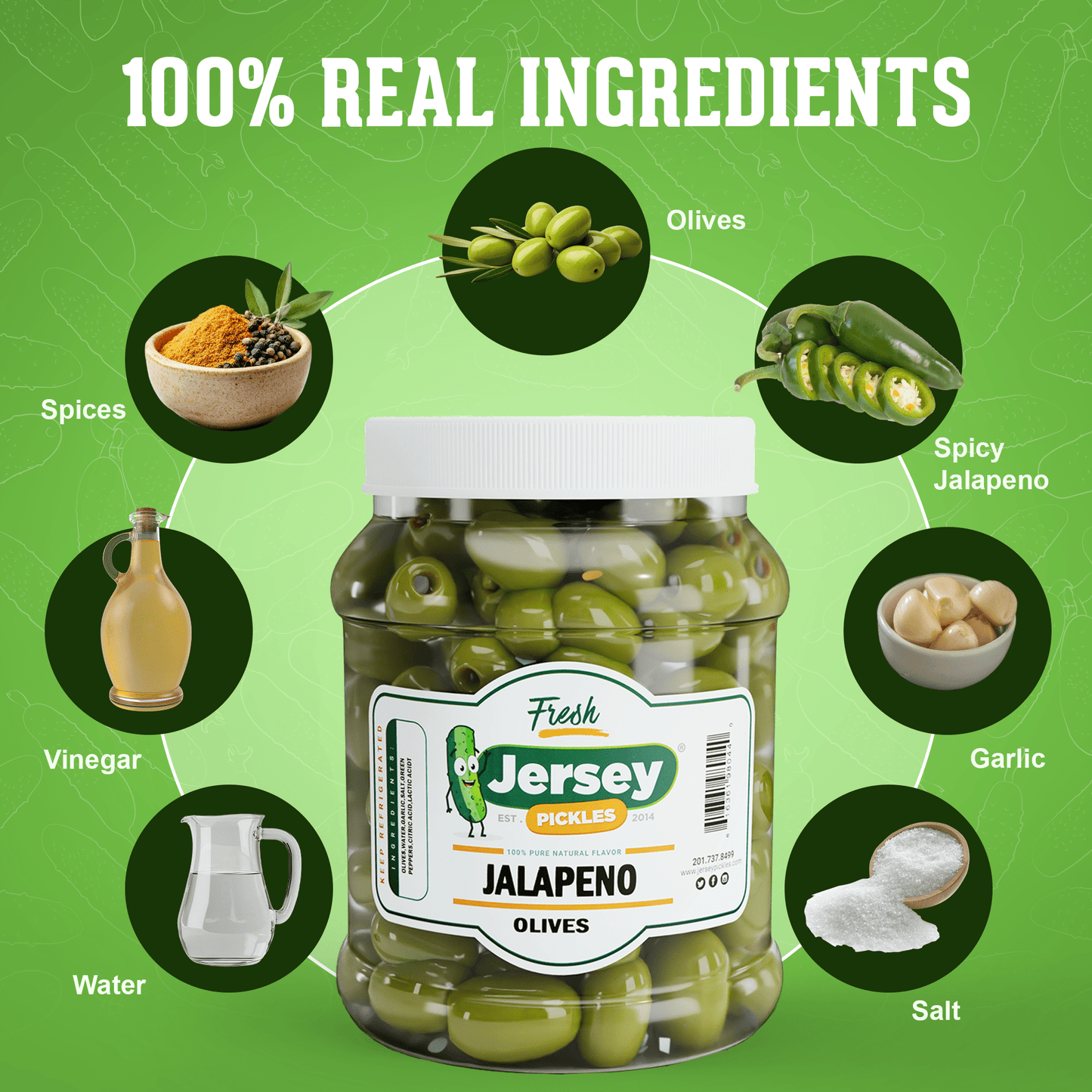 Jersey Pickles Jalapeno Stuffed Olives - Angler's Pro Tackle & Outdoors