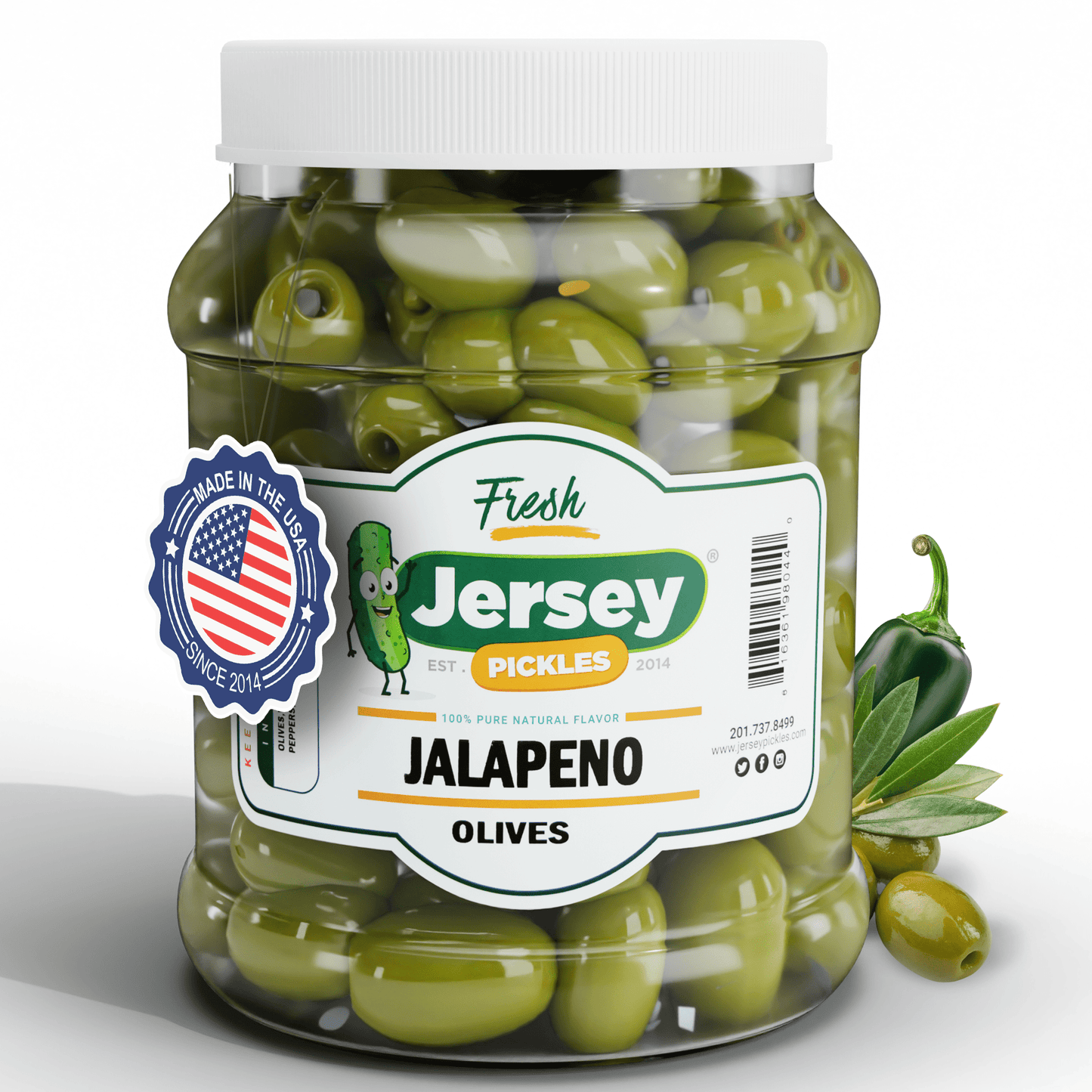 Jersey Pickles Jalapeno Stuffed Olives - Angler's Pro Tackle & Outdoors