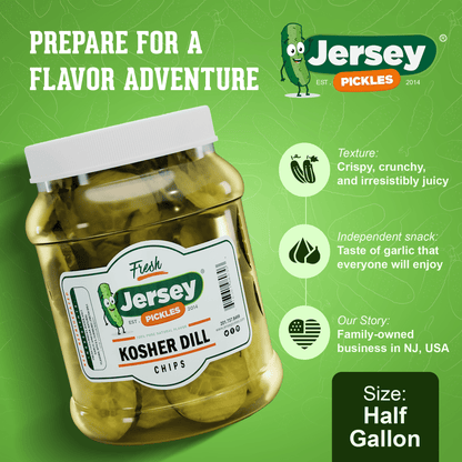 Jersey Pickles Kosher Dill Pickle Chips - Angler's Pro Tackle & Outdoors