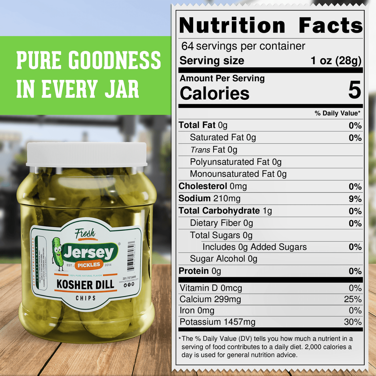 Jersey Pickles Kosher Dill Pickle Chips - Angler's Pro Tackle & Outdoors