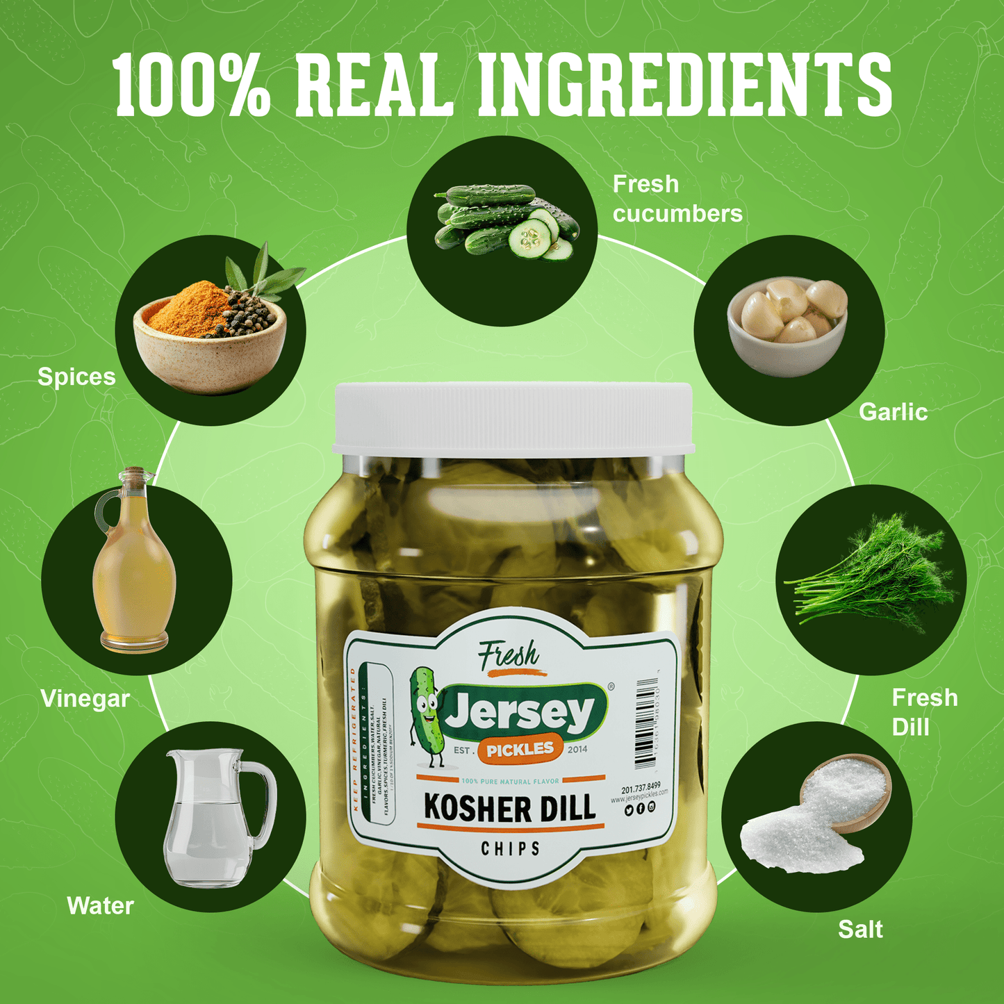 Jersey Pickles Kosher Dill Pickle Chips - Angler's Pro Tackle & Outdoors