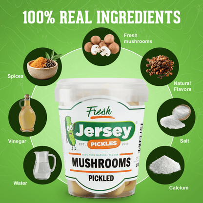 Jersey Pickles Marinated Pickled Mushrooms - Angler's Pro Tackle & Outdoors