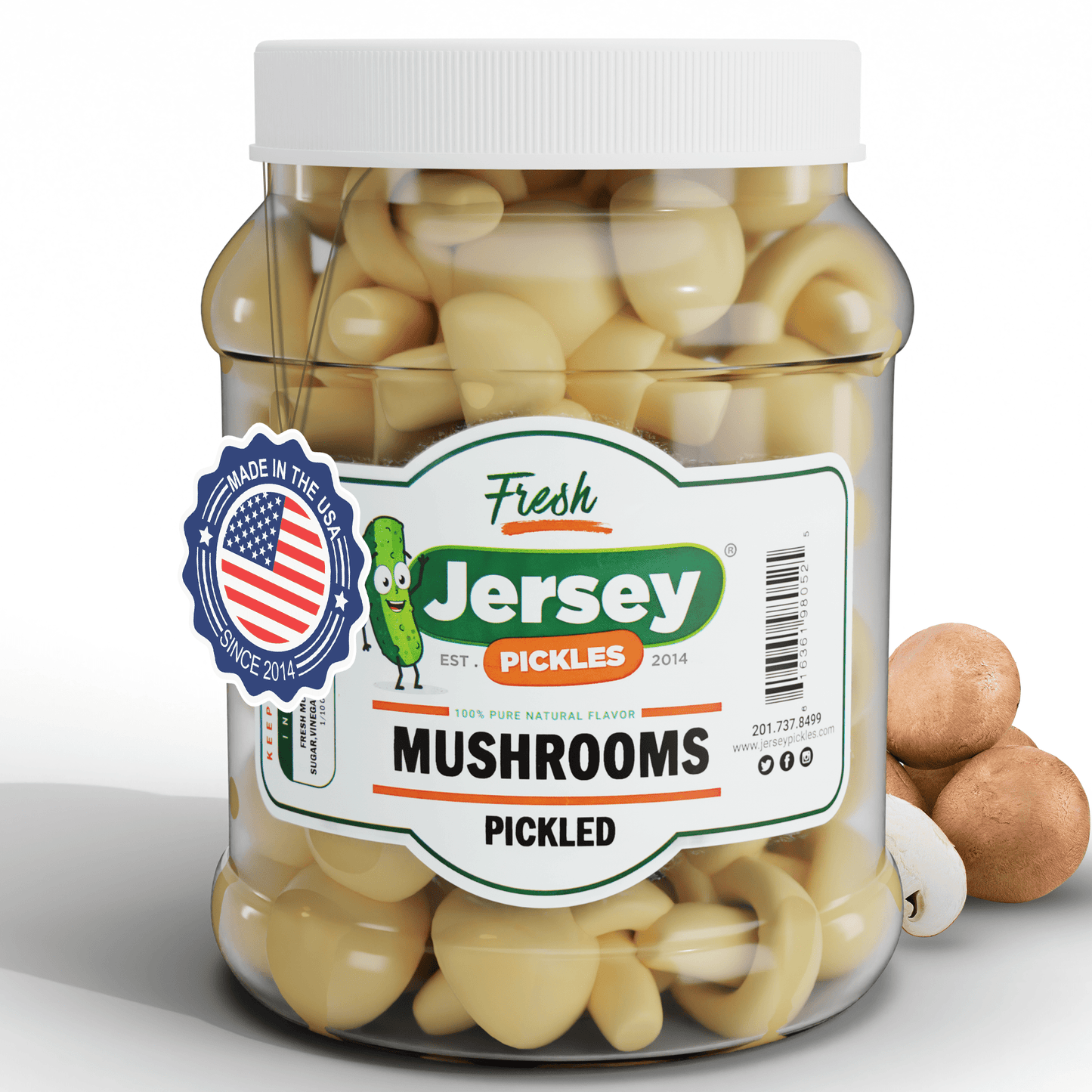 Jersey Pickles Marinated Pickled Mushrooms - Angler's Pro Tackle & Outdoors