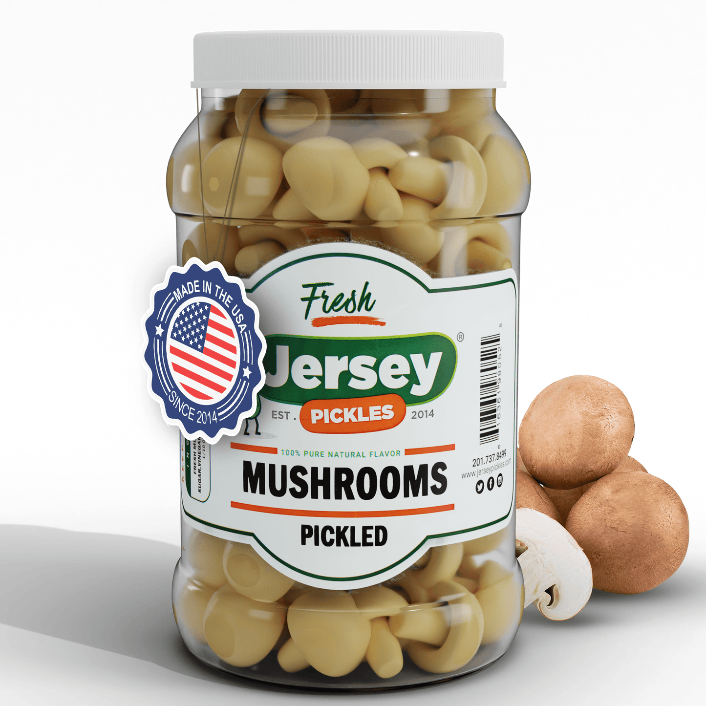 Jersey Pickles Marinated Pickled Mushrooms - Angler's Pro Tackle & Outdoors