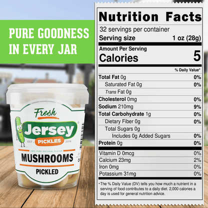 Jersey Pickles Marinated Pickled Mushrooms - Angler's Pro Tackle & Outdoors