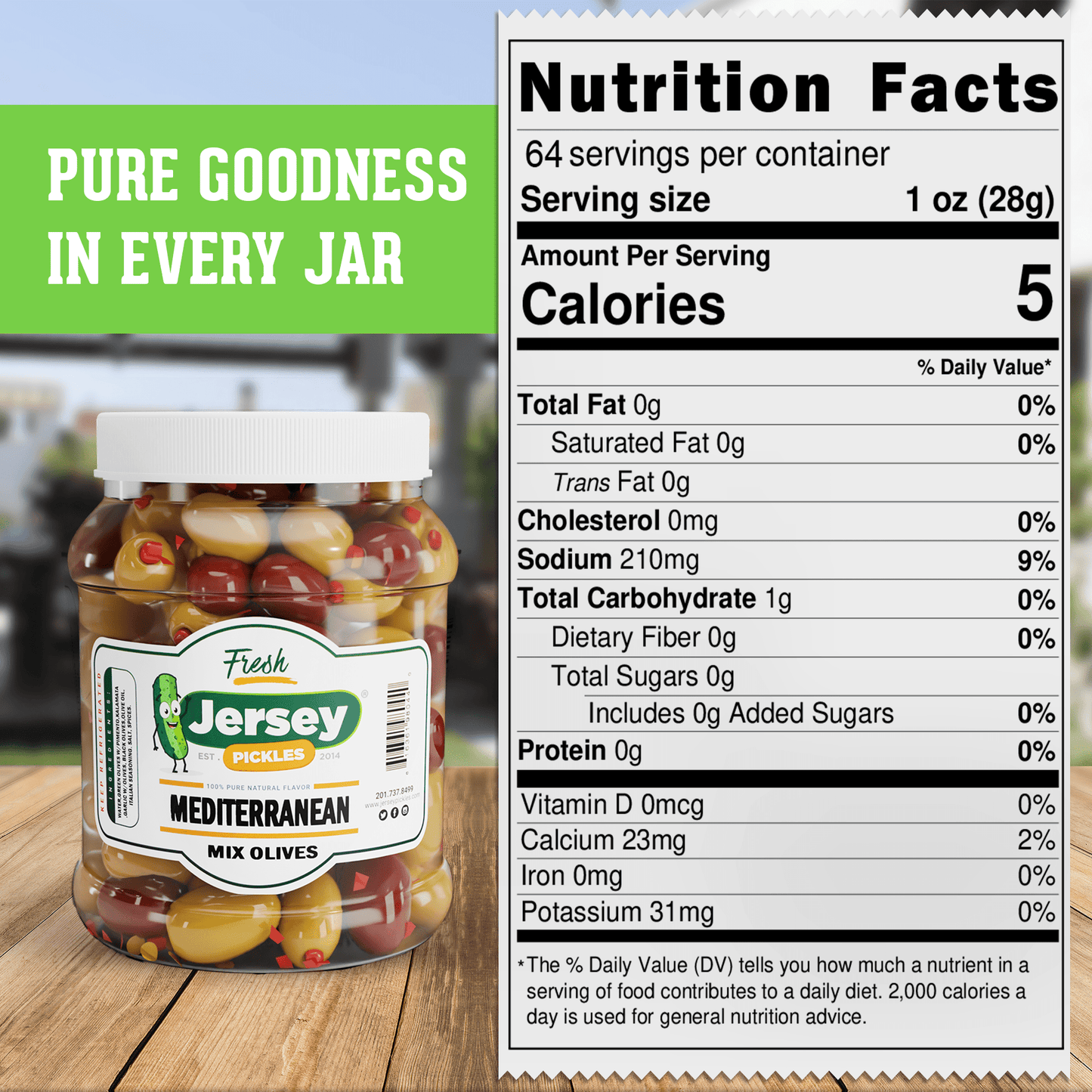 Jersey Pickles Mediterranean Mixed Olives - Angler's Pro Tackle & Outdoors