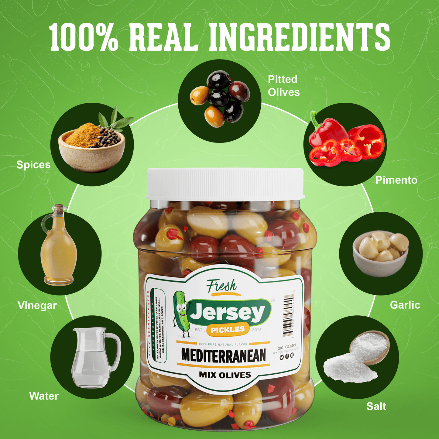 Jersey Pickles Mediterranean Mixed Olives - Angler's Pro Tackle & Outdoors