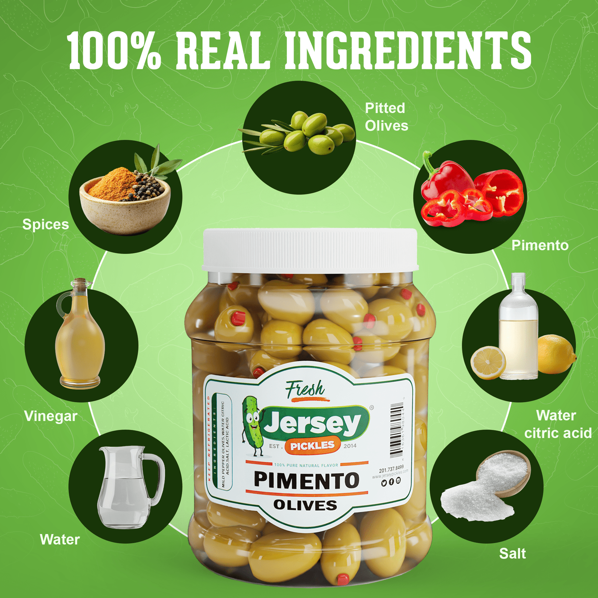 Jersey Pickles Pimento Stuffed Olives - Angler's Pro Tackle & Outdoors