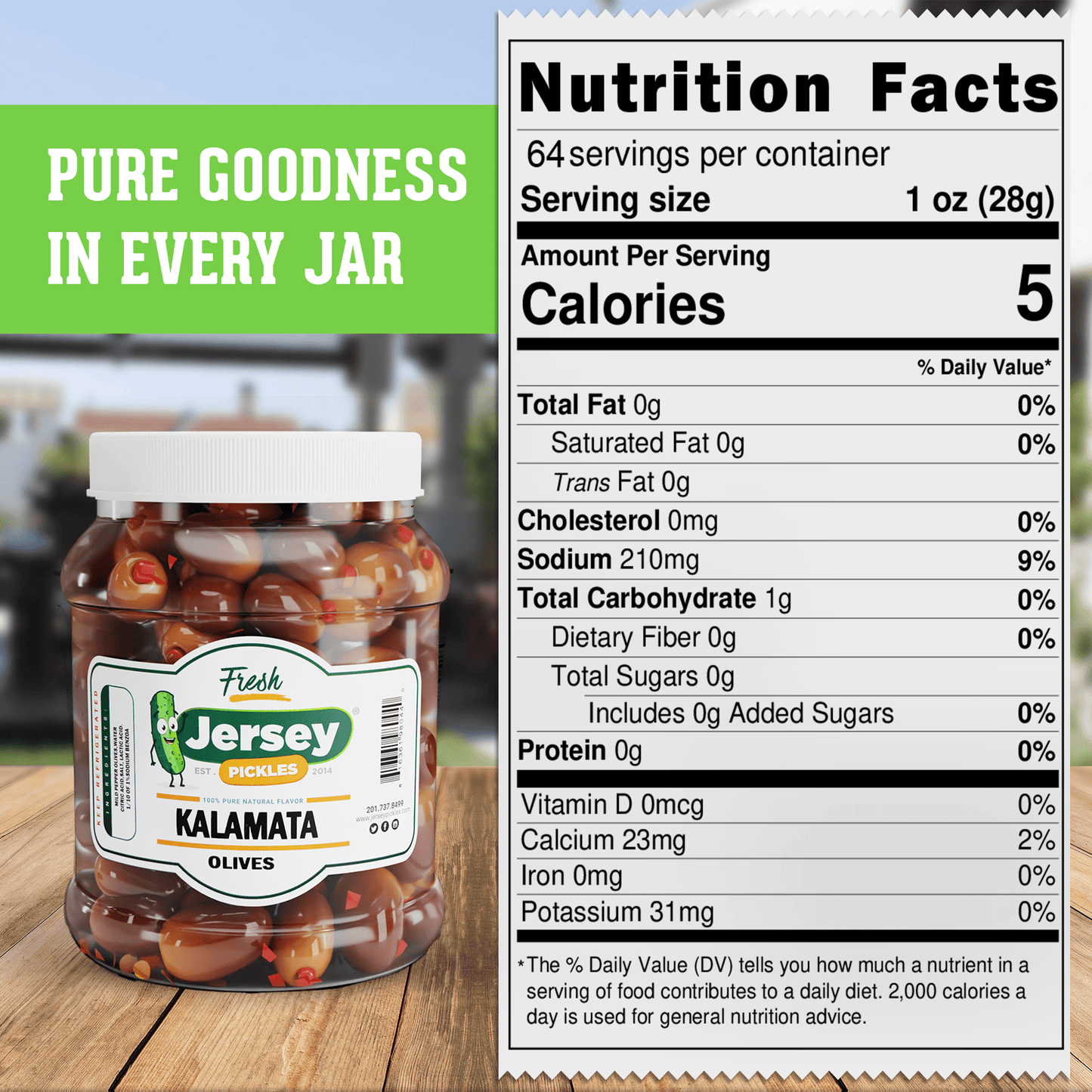 Jersey Pickles Pitted Kalamata Olives - Angler's Pro Tackle & Outdoors