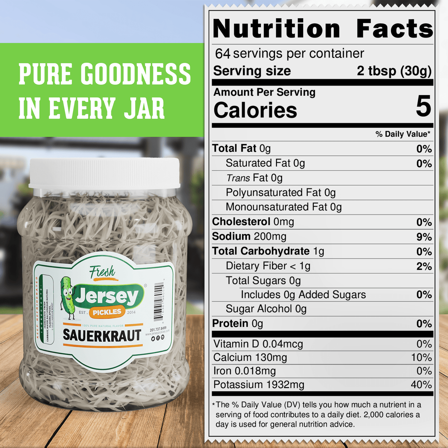 Jersey Pickles Sauerkraut - Angler's Pro Tackle & Outdoors