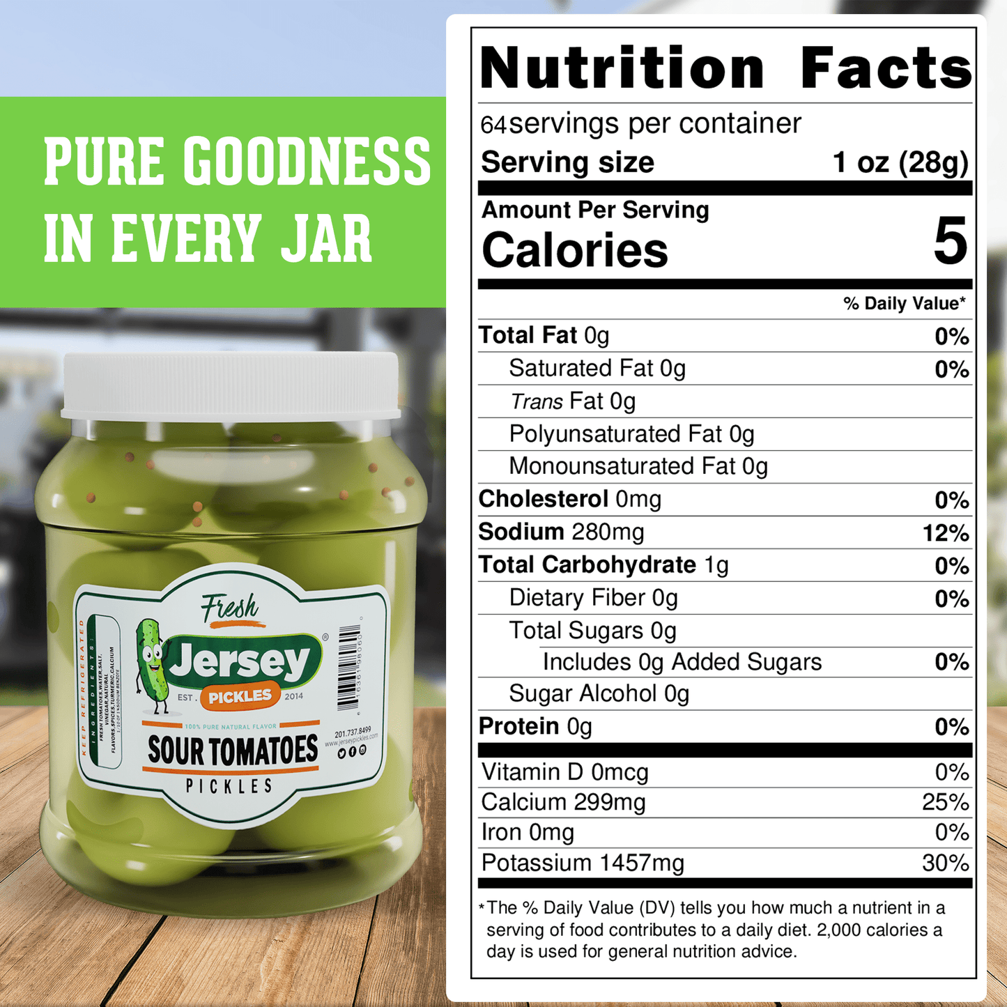 Jersey Pickles Sour Pickled Green Tomatoes - Angler's Pro Tackle & Outdoors