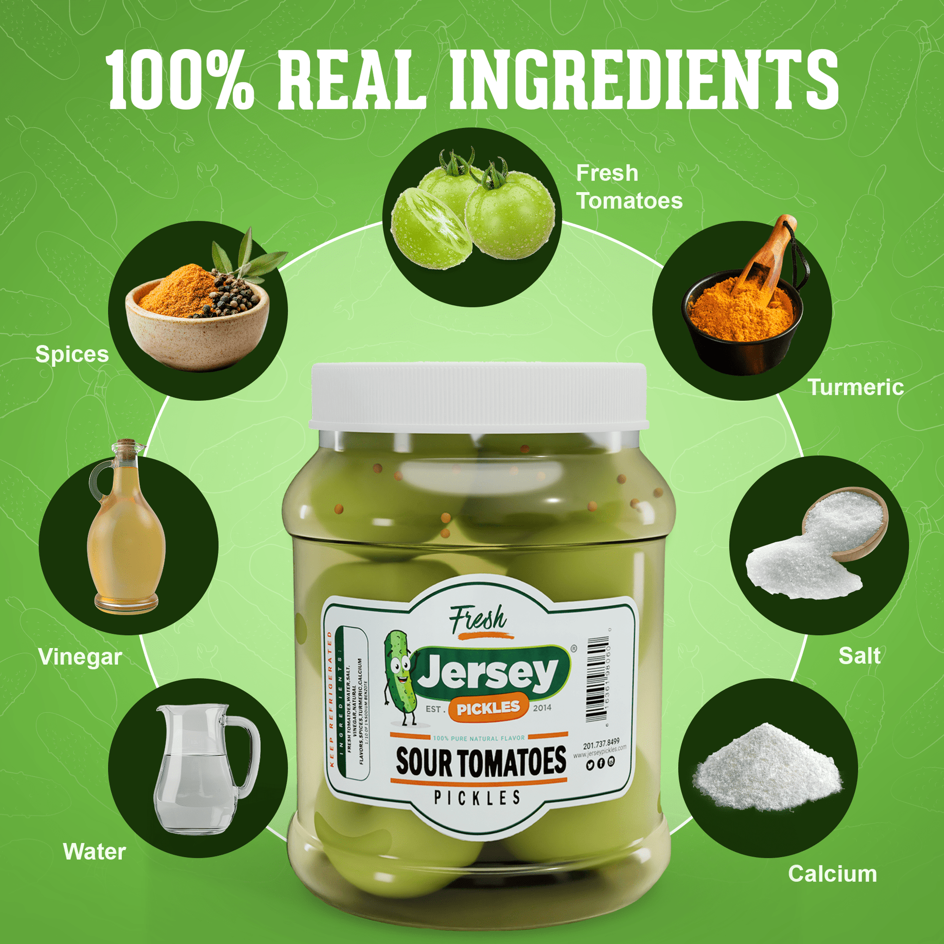 Jersey Pickles Sour Pickled Green Tomatoes - Angler's Pro Tackle & Outdoors