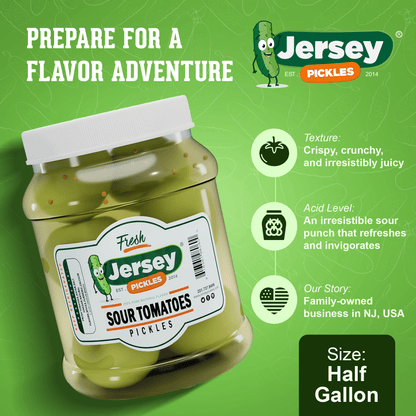 Jersey Pickles Sour Pickled Green Tomatoes - Angler's Pro Tackle & Outdoors
