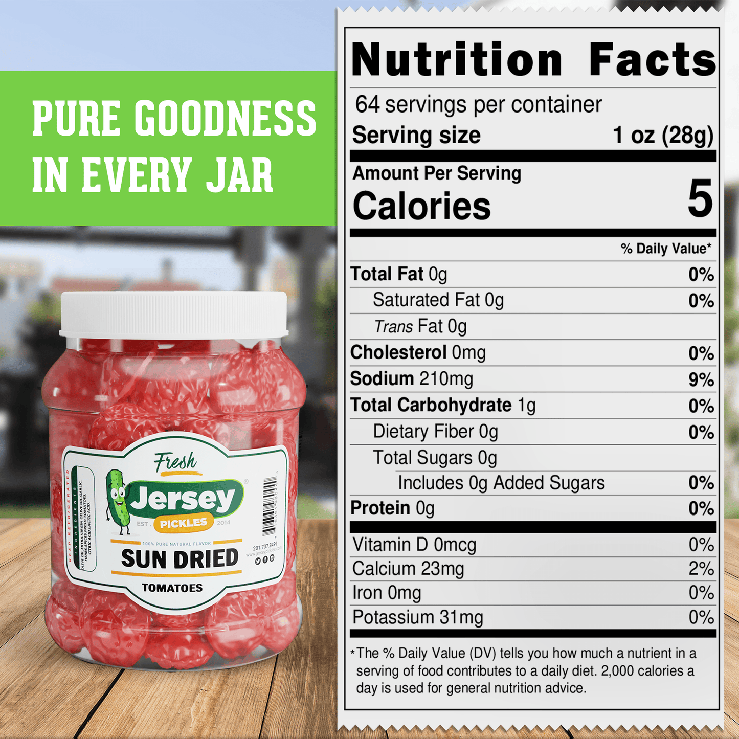 Jersey Pickles Sun Dried Tomatoes - Angler's Pro Tackle & Outdoors