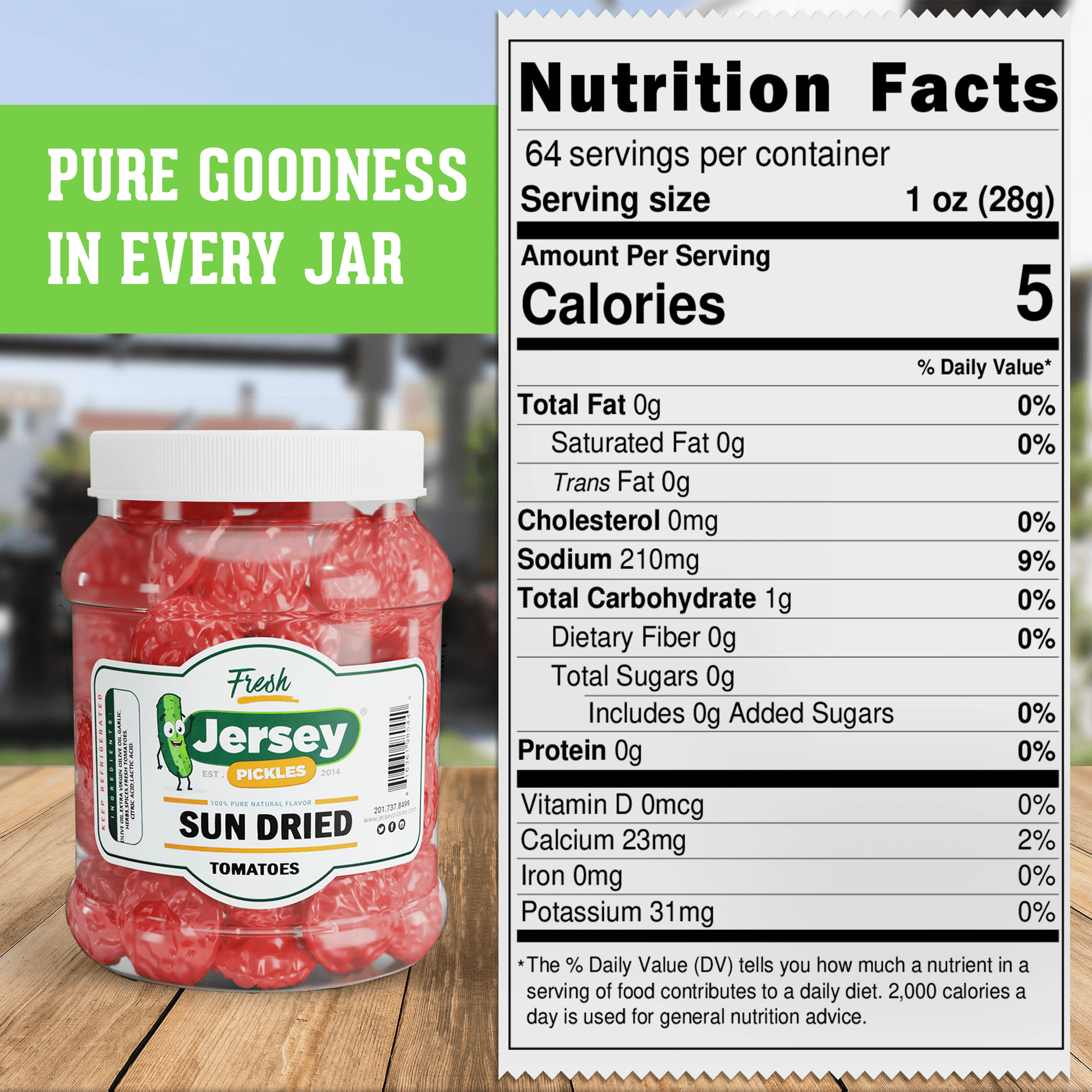 Jersey Pickles Sun Dried Tomatoes - Angler's Pro Tackle & Outdoors