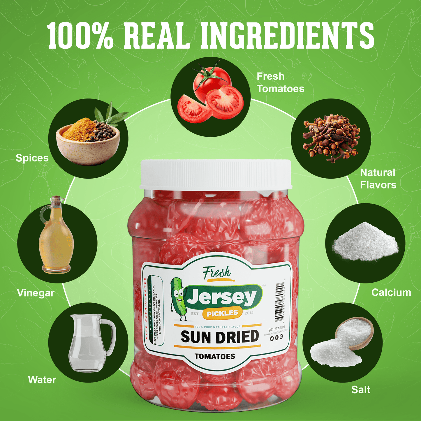 Jersey Pickles Sun Dried Tomatoes - Angler's Pro Tackle & Outdoors