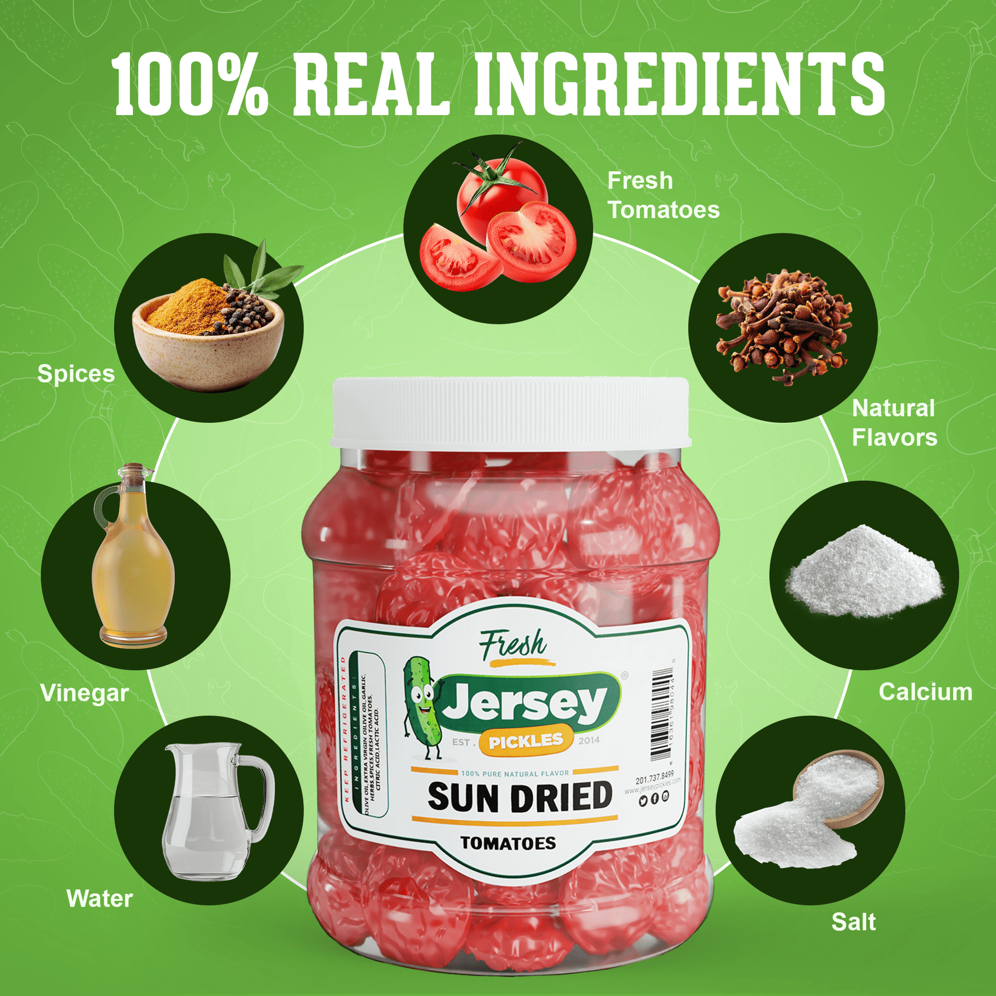 Jersey Pickles Sun Dried Tomatoes - Angler's Pro Tackle & Outdoors