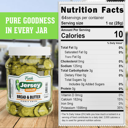 Jersey Pickles Sweet Bread & Butter Pickle Chips - Angler's Pro Tackle & Outdoors
