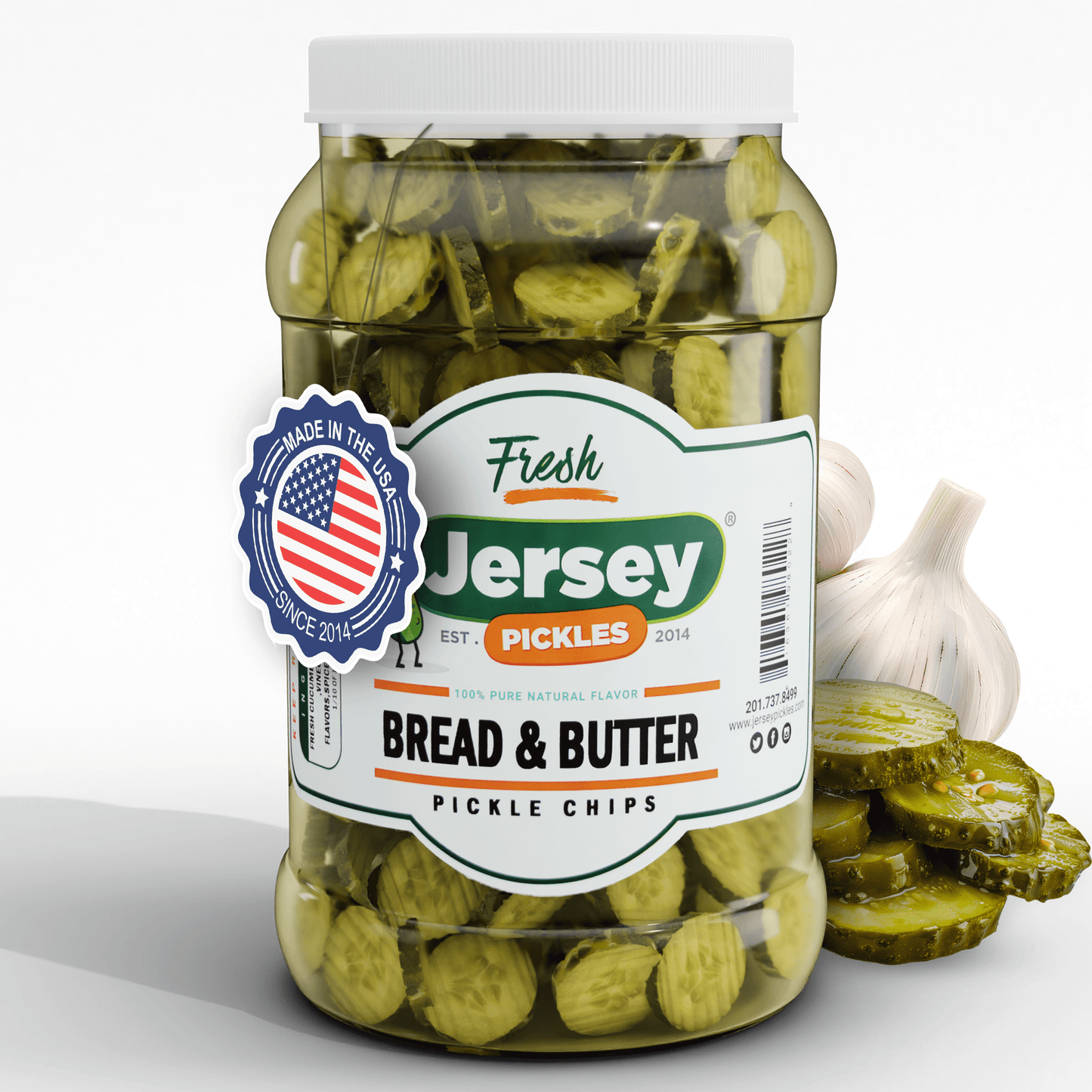 Jersey Pickles Sweet Bread & Butter Pickle Chips - Angler's Pro Tackle & Outdoors