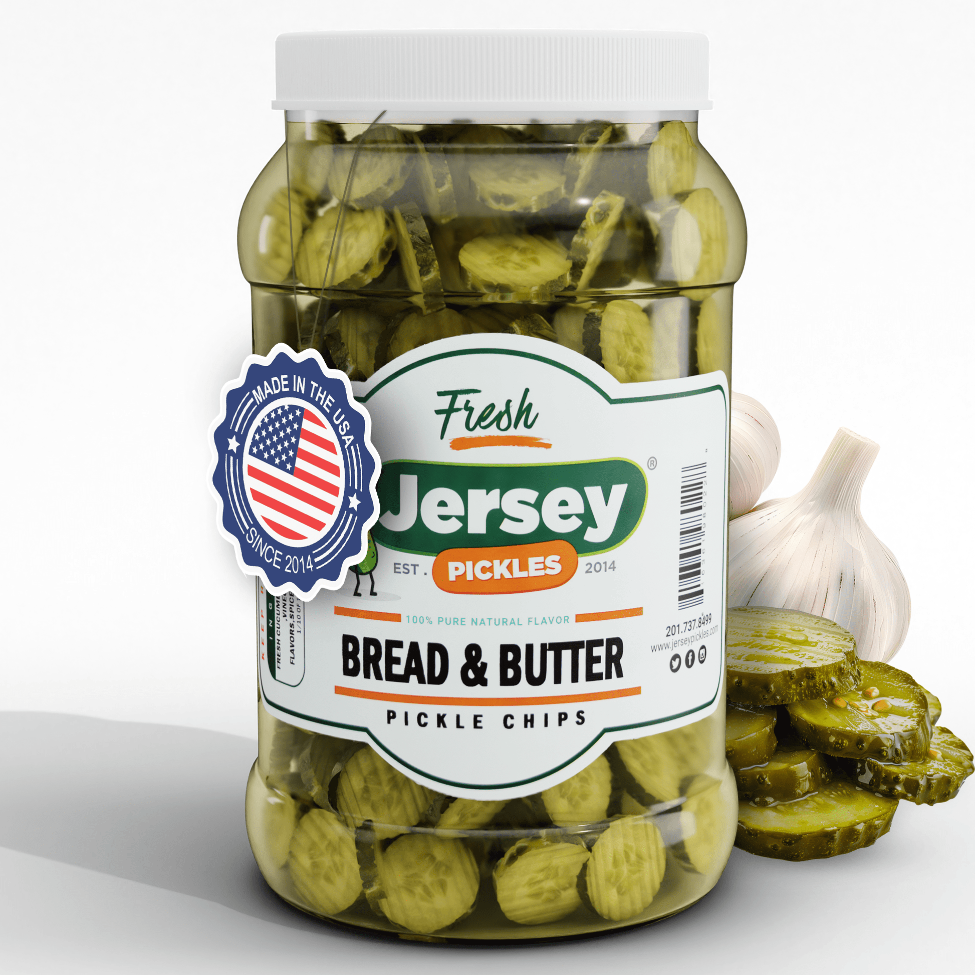 Jersey Pickles Sweet Bread & Butter Pickle Chips - Angler's Pro Tackle & Outdoors