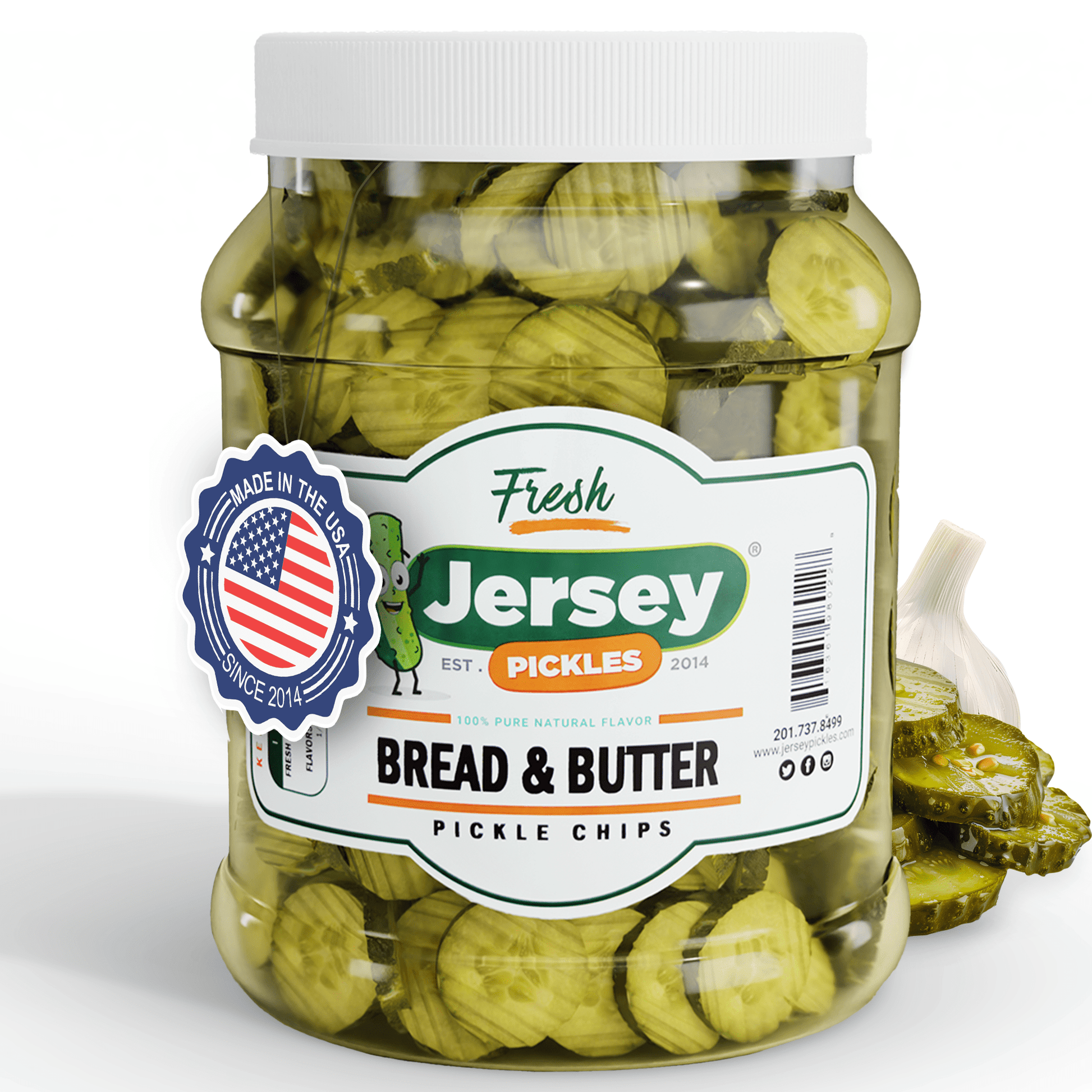 Jersey Pickles Sweet Bread & Butter Pickle Chips - Angler's Pro Tackle & Outdoors