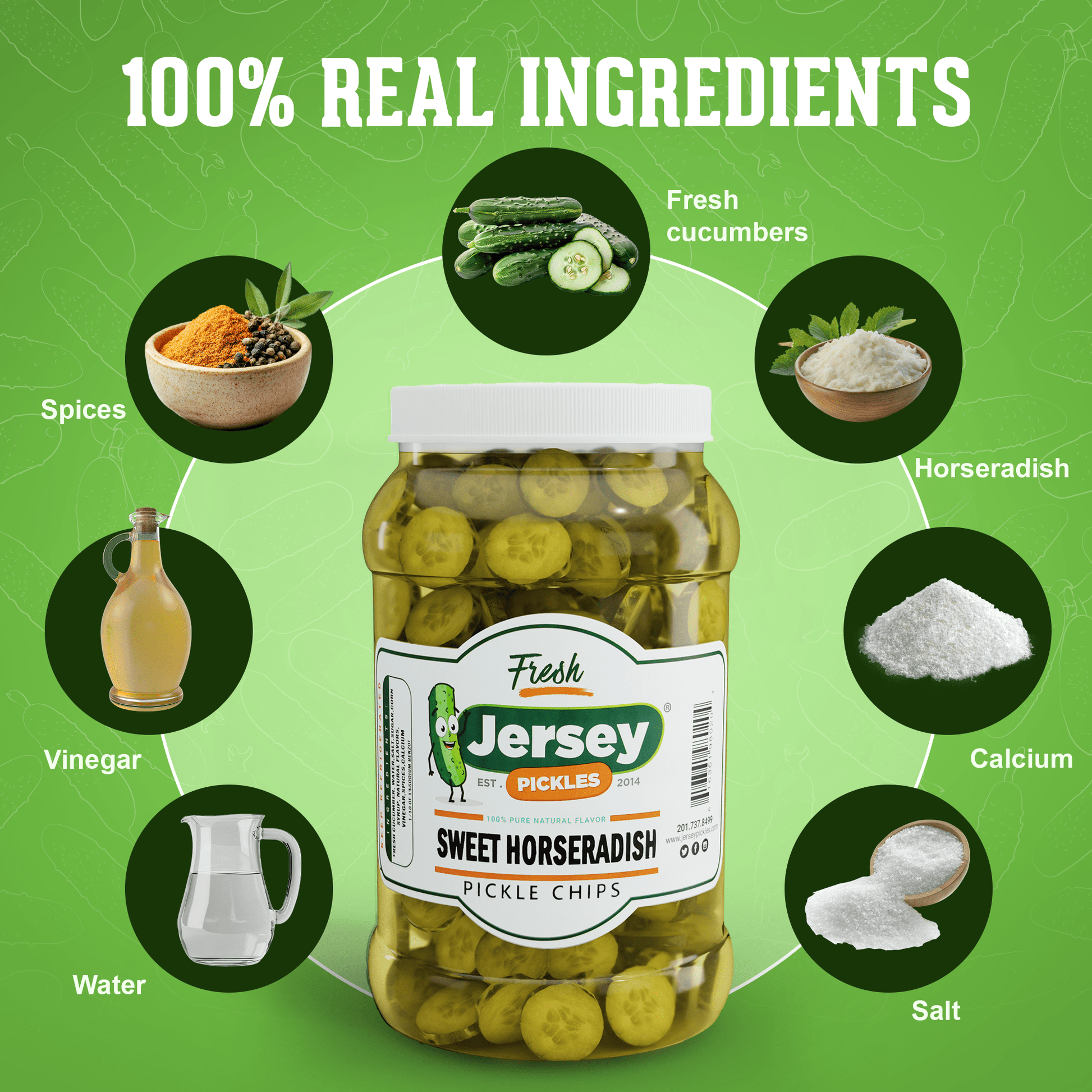 Jersey Pickles Sweet Horseradish Pickle Chips - Angler's Pro Tackle & Outdoors