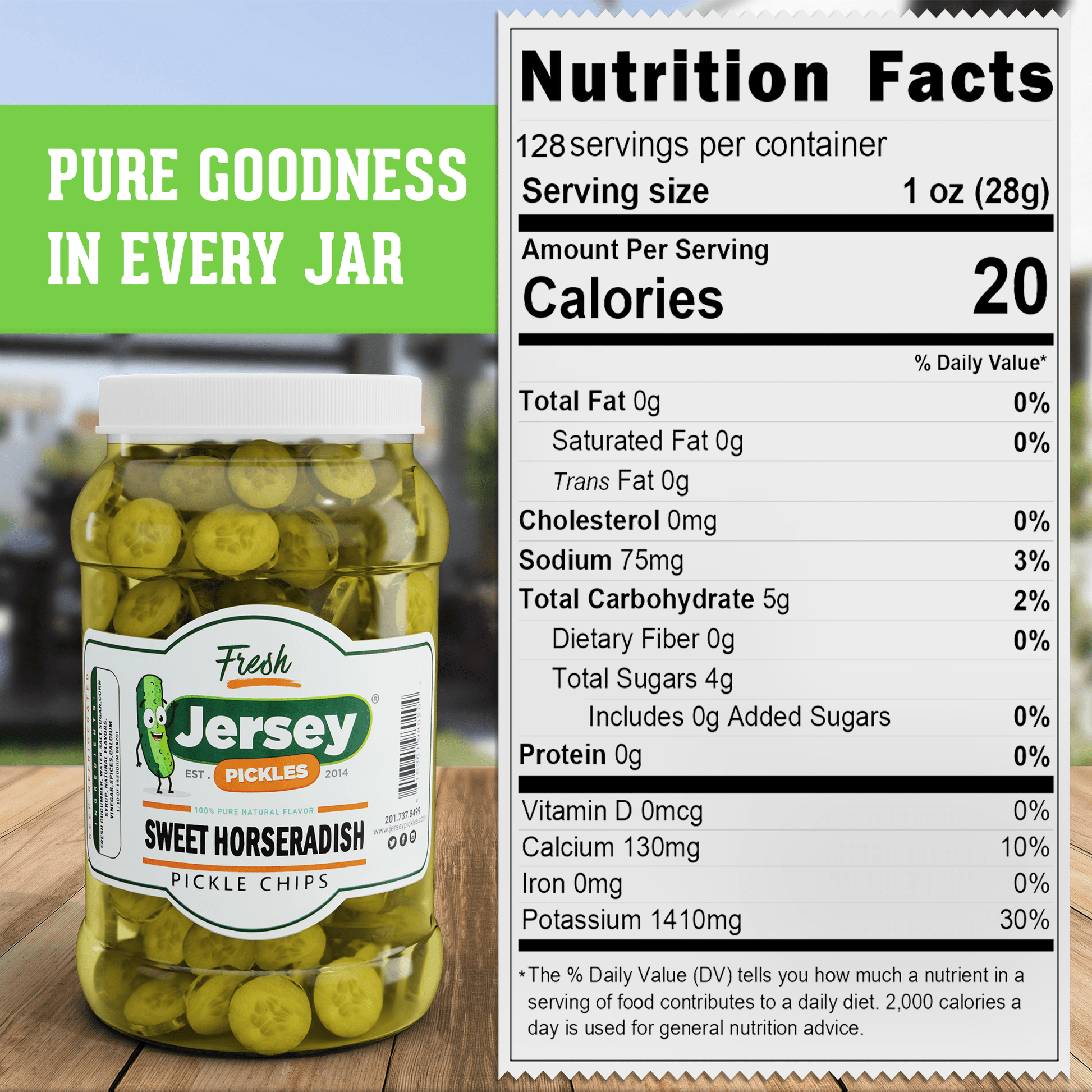 Jersey Pickles Sweet Horseradish Pickle Chips - Angler's Pro Tackle & Outdoors