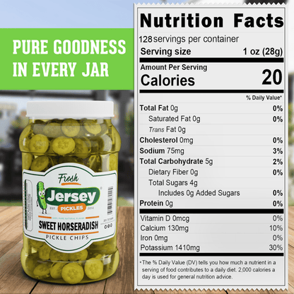Jersey Pickles Sweet Horseradish Pickle Chips - Angler's Pro Tackle & Outdoors