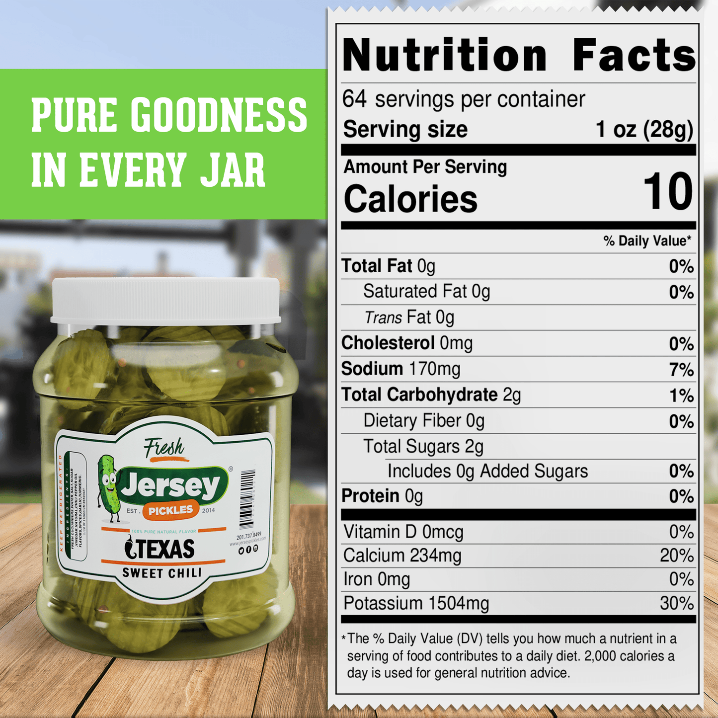 Jersey Pickles Texas Sweet Chilli Pickle Chips - Angler's Pro Tackle & Outdoors