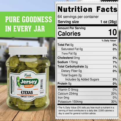 Jersey Pickles Texas Sweet Chilli Pickle Chips - Angler's Pro Tackle & Outdoors