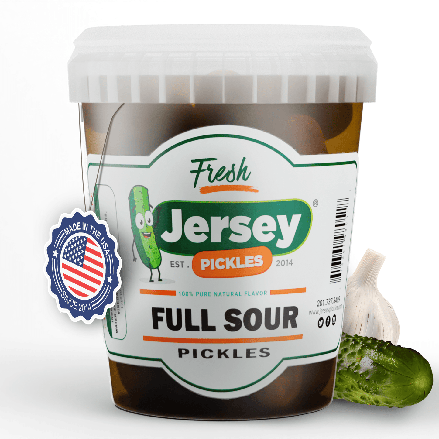 Jersey Pickles Whole Full Sour Pickles - Angler's Pro Tackle & Outdoors