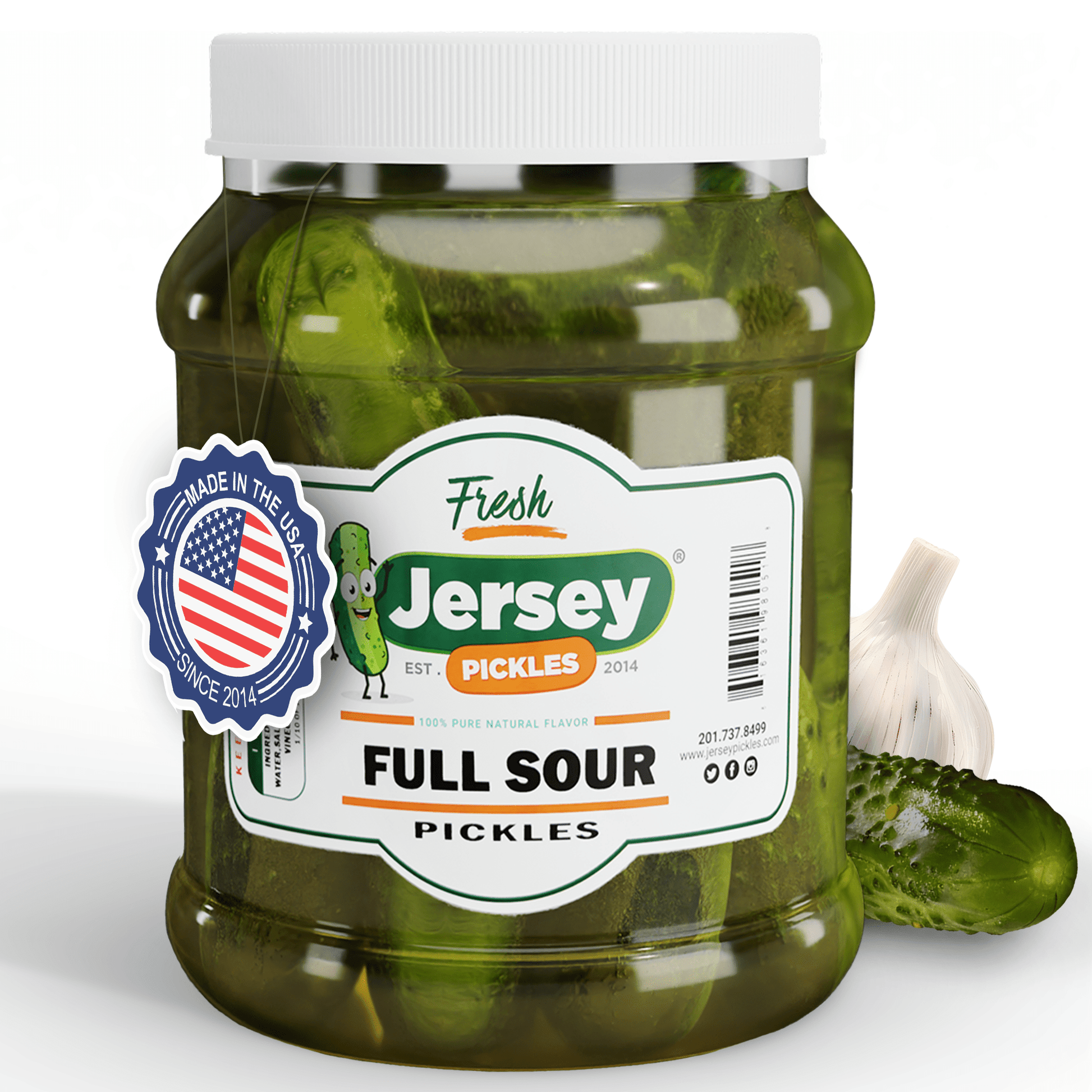 Jersey Pickles Whole Full Sour Pickles - Angler's Pro Tackle & Outdoors