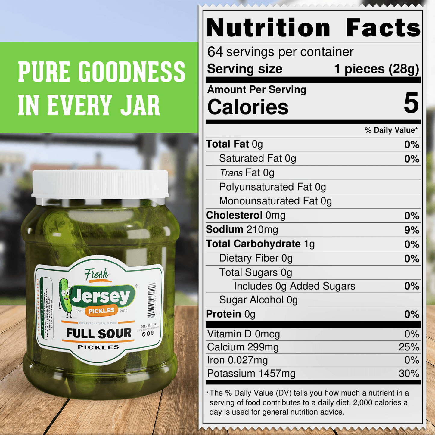 Jersey Pickles Whole Full Sour Pickles - Angler's Pro Tackle & Outdoors