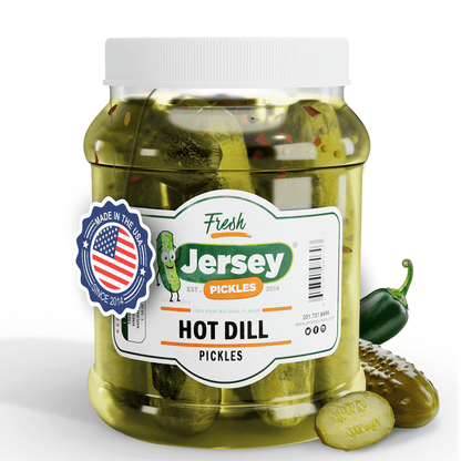 Jersey Pickles Whole Hot Dill Pickles - Angler's Pro Tackle & Outdoors