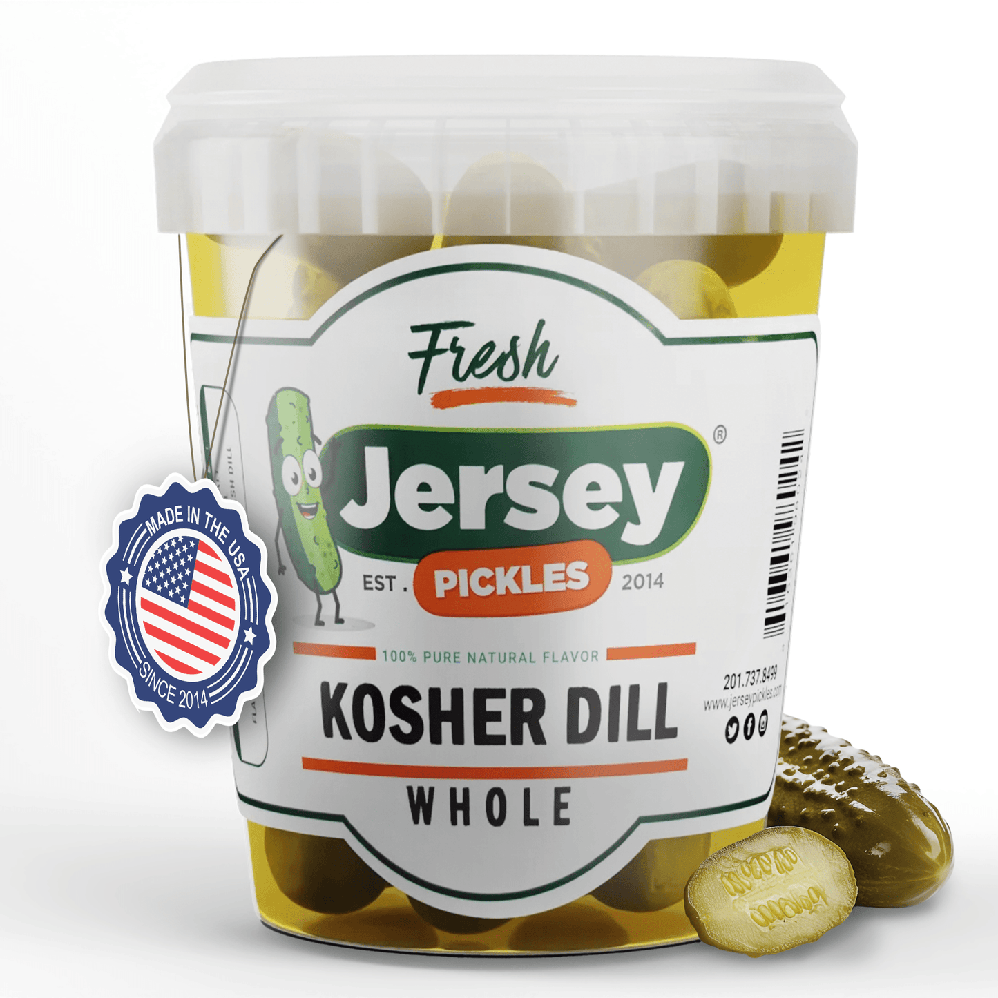 Jersey Pickles Whole Kosher Dill Pickles - Angler's Pro Tackle & Outdoors