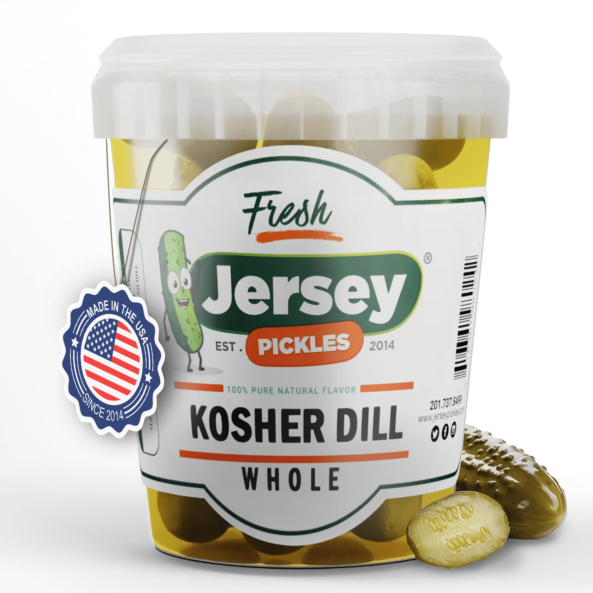 Jersey Pickles Whole Kosher Dill Pickles - Angler's Pro Tackle & Outdoors