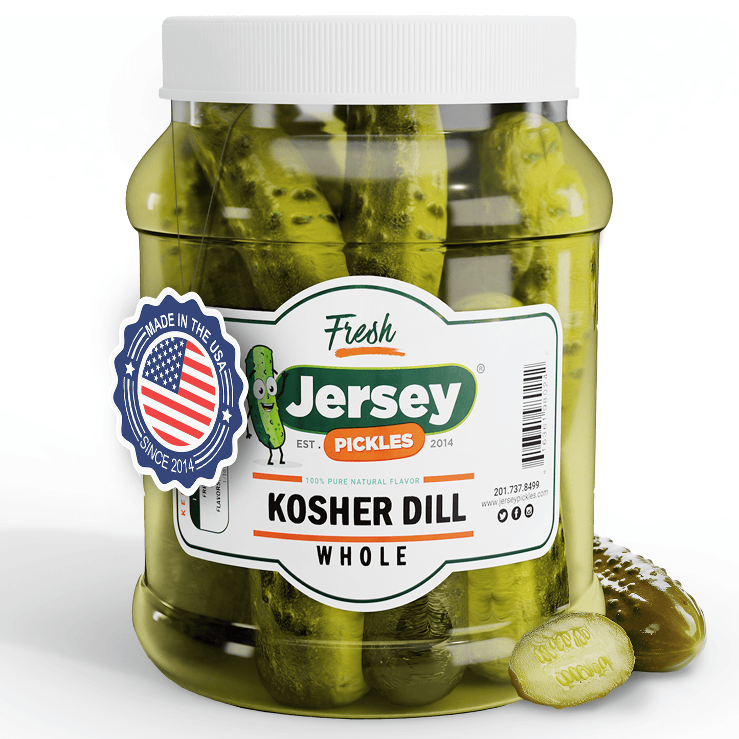 Jersey Pickles Whole Kosher Dill Pickles - Angler's Pro Tackle & Outdoors
