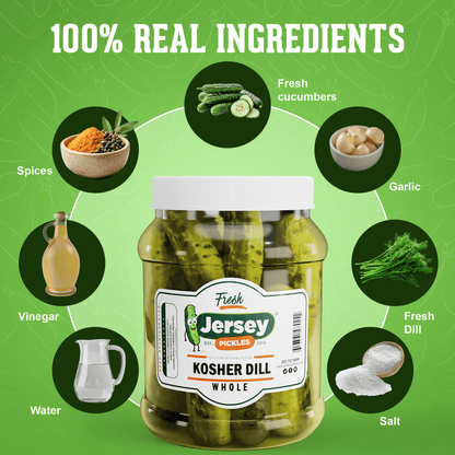 Jersey Pickles Whole Kosher Dill Pickles - Angler's Pro Tackle & Outdoors