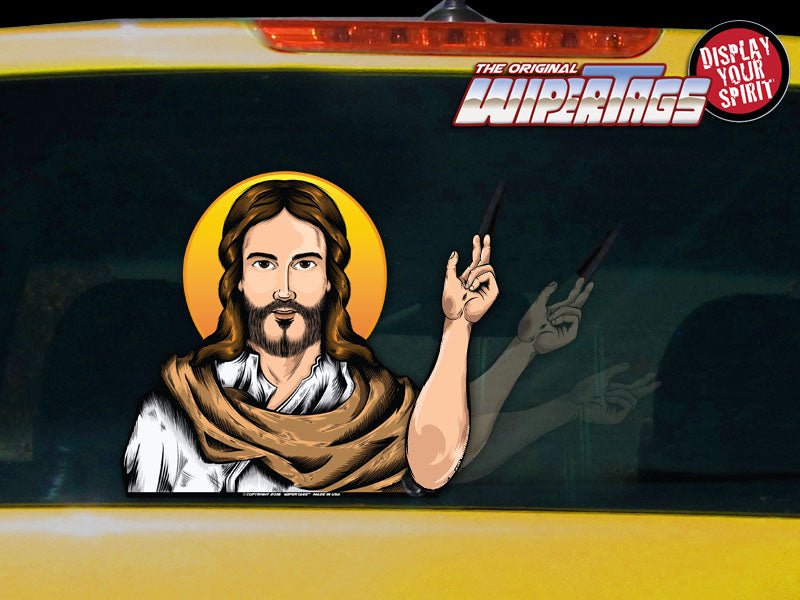 Jesus Christ Blessing Waving WiperTags - Angler's Pro Tackle & Outdoors