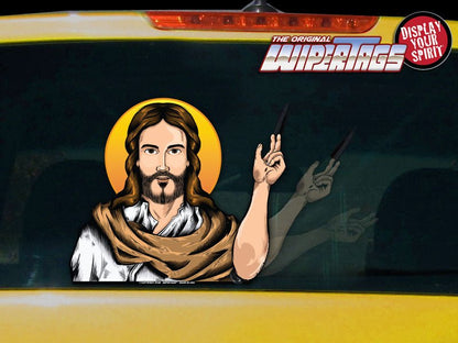 Jesus Christ Blessing Waving WiperTags - Angler's Pro Tackle & Outdoors