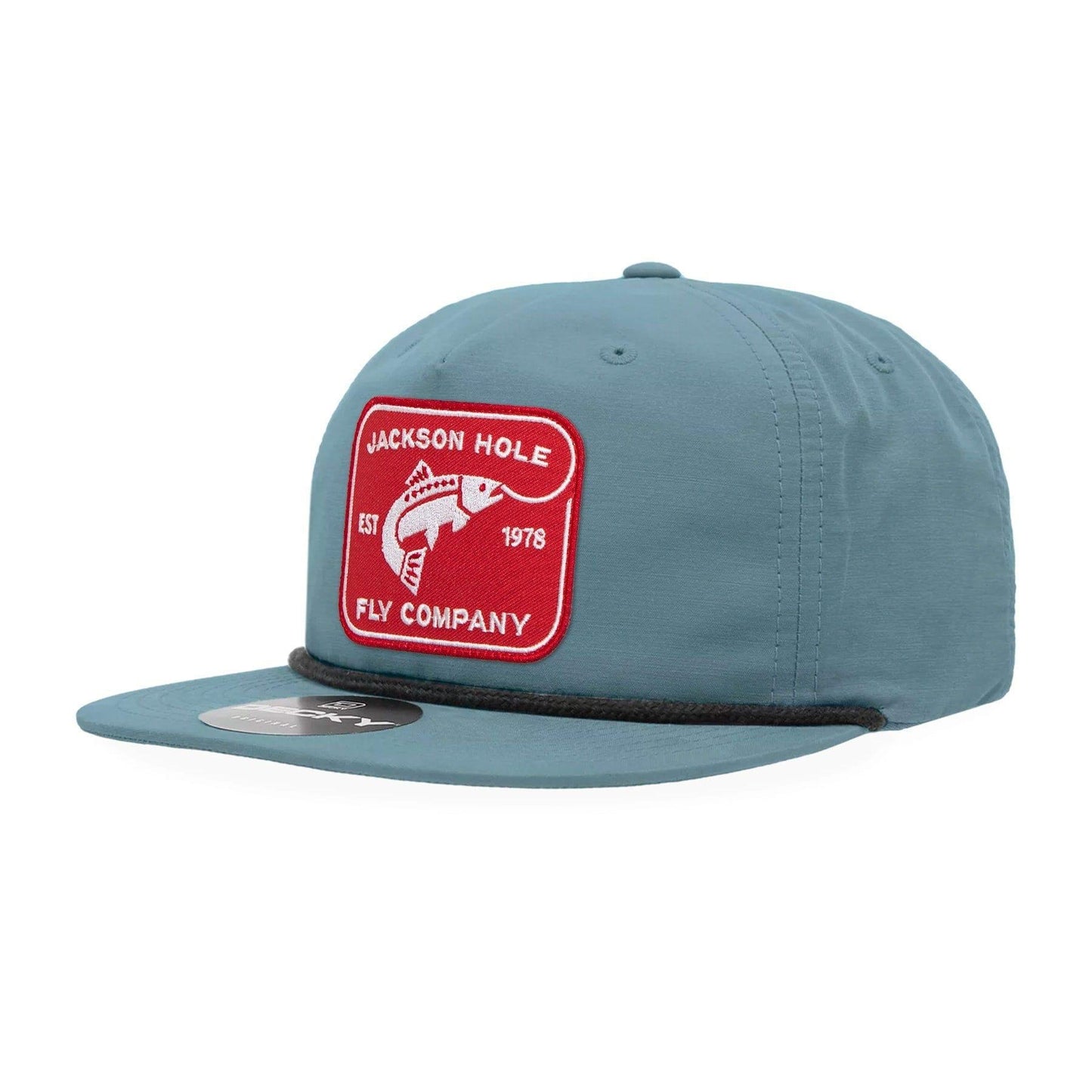 JH Fly Co - Brushed Cotton Ball Cap - Rectangle Logo - Angler's Pro Tackle & Outdoors