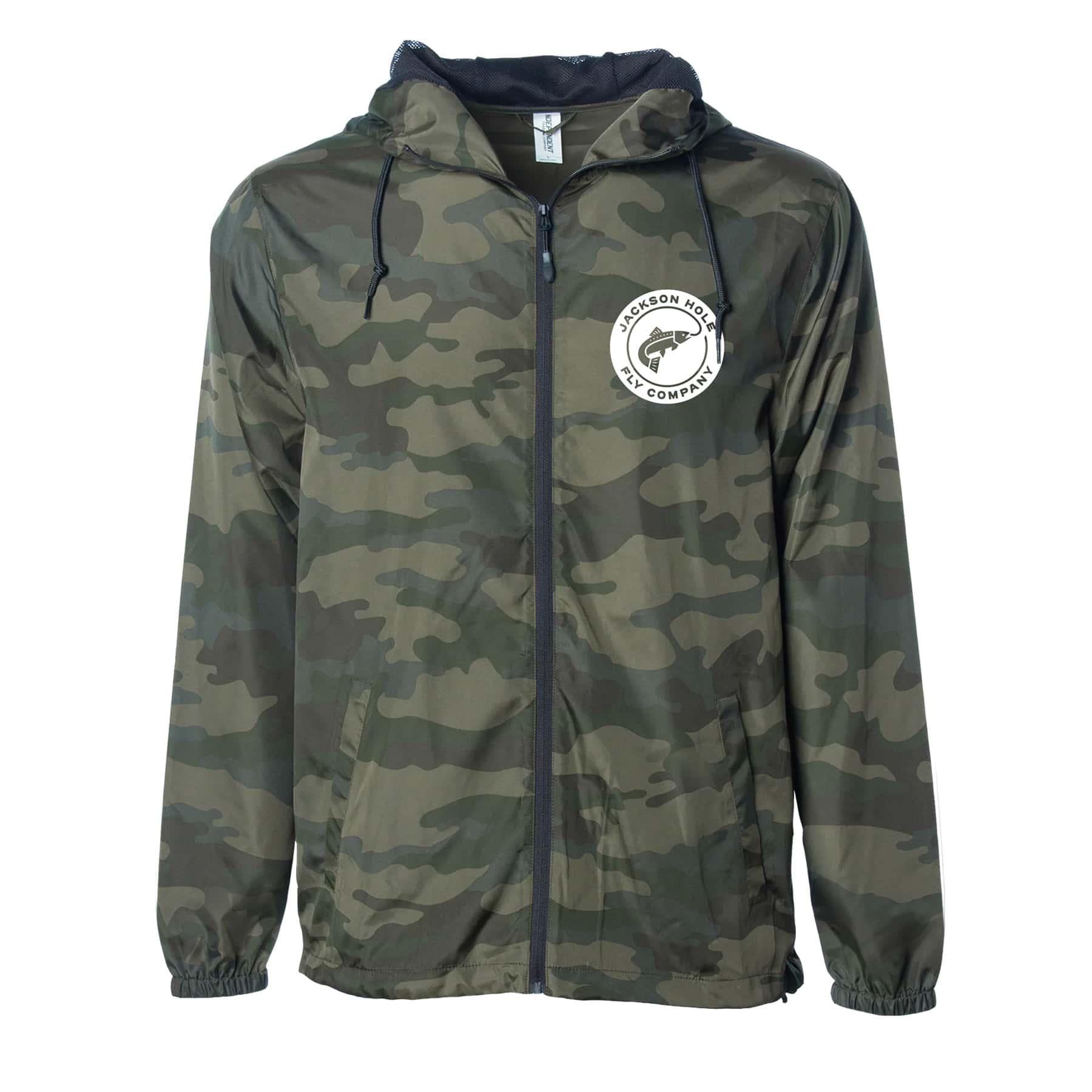 JH Fly Co - Lightweight Camo Windbreaker - Angler's Pro Tackle & Outdoors