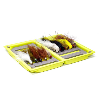 JH Fly Co - Loaded Foam Fly Box - Assorted Large Streamer - Angler's Pro Tackle & Outdoors