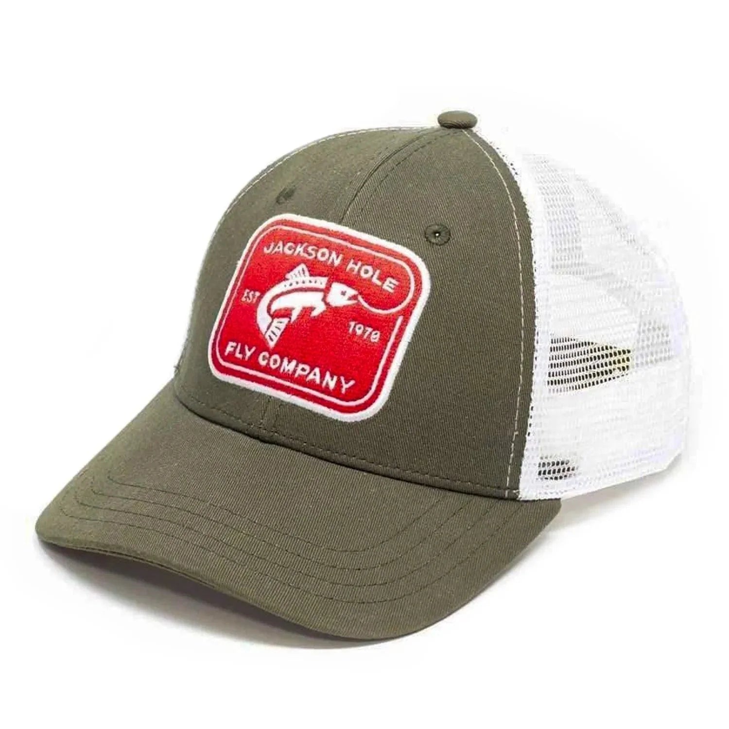 JH Fly Co - Low Crown Ball Cap - Rectangle Logo - Angler's Pro Tackle & Outdoors